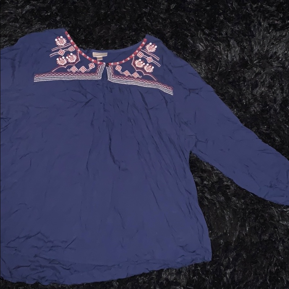 dark blue long sleeve